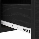 vidaXL Cabinet de chevet Chêne noir 30 x 48 x 61 cm Bois d'ingénierie