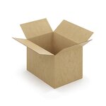 Caisse carton brune simple cannelure à montage instantané raja 35x25x25 cm (lot de 20)