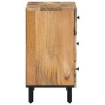 vidaXL Table de chevet 50x33x60 cm bois de manguier massif