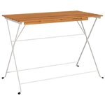vidaXL Ensemble de bistro pliable 5 Pièces Bois d'acacia solide et acier