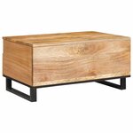 vidaXL Table basse avec tiroir Chêne artisanal 80 x 54 x 40 cm