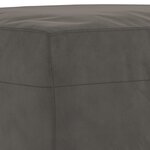 vidaXL Banc Gris foncé 70x35x41 cm Velours