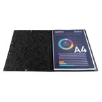 Chemise à élastiques sans Rabats carton 400g 24x32 cm Noir EXACOMPTA