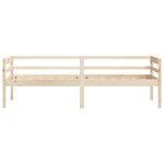 vidaXL Cadre de lit bois de pin massif 90x200 cm