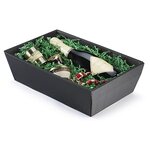Corbeille carton micro-cannelure noir 40 x 26 x 11 cm (colis de 25)