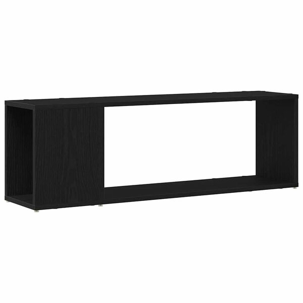 vidaXL Centre de divertissement Noir 100 x 24 x 32 cm