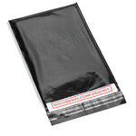 Sachet plastique noir opaque à fermeture adhésive 10x15 cm