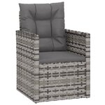 Salon de jardin meuble d'extérieur ensemble de mobilier avec coussins 4 pièces résine tressée gris 02_0018294