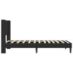 vidaXL Cadre de lit avec tête de lit Noir 80 x 200 cm Velours