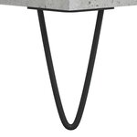 vidaXL Armoire de salle de bain gris béton 65x33x60 cm
