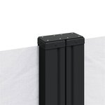 vidaXL Auvent latéral rétractable blanc 120x600 cm