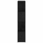 vidaXL Centre de divertissement Noir 60 x 24 x 124 cm