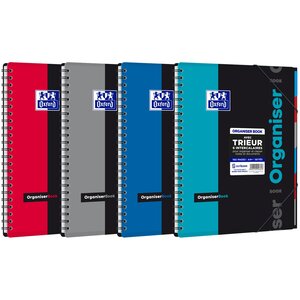 Cahier Trieur OrganiserBook connecté Scribzee 160p Séyès A4+ Coloris Aléatoire OXFORD