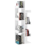 vidaXL Bibliothèque Blanc 48x25 5x140 cm Bois d’ingénierie