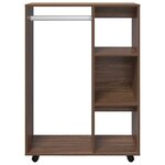 vidaXL Garde-robe Chêne marron 80x40x110 cm Bois d'ingénierie