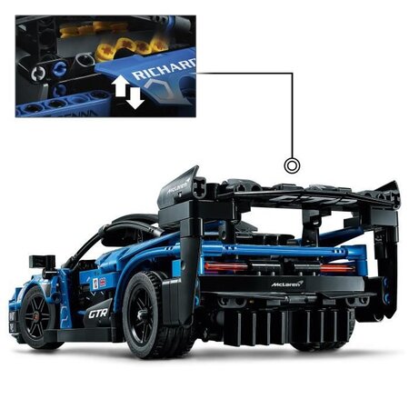 Lego technic 42123 mclaren senna gtr modele de collection de voiture de  sport de course jeu de construction de véhicule - La Poste