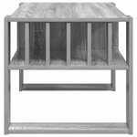 vidaXL Table basse Gris Sonoma 92 x 49 5 x 45 cm Bois d'ingénierie