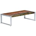 vidaXL Table basse 120 x 60 x 35 cm Bois de récupération solide