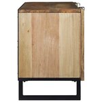 vidaXL Meuble TV Marron 160 x 30 x 30.5 cm bois de manguier massif
