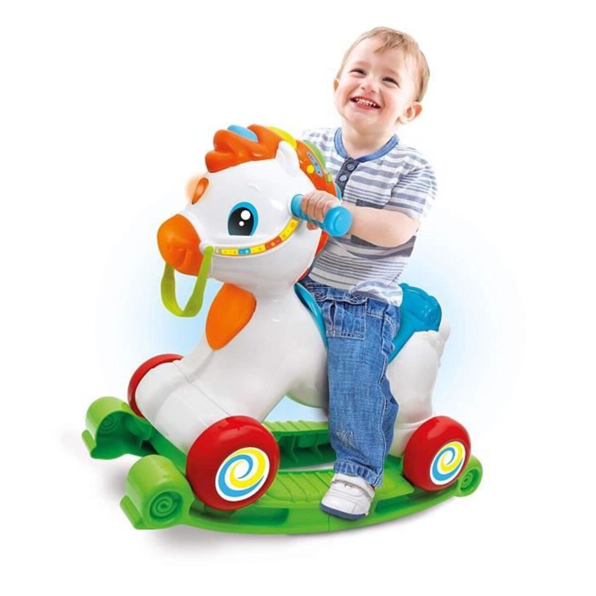 WJETYM Bébé chaise berçante enfants monter sur cheval jouet