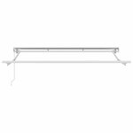 vidaXL Auvent Rétractable Rayure Multicolore 350x200 cm tissu