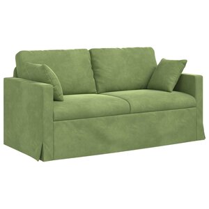 vidaXL Canapé Vert clair 158 x 78 x 80 cm Velours