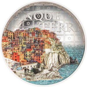 Pièce de monnaie en Argent 10 Dollars g 62.2 (2 oz) Millésime 2026 Architectures of the World CINQUE TERRE