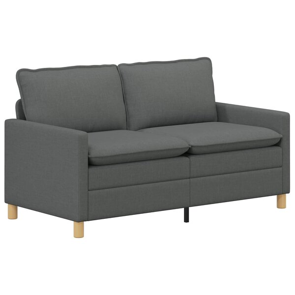 vidaXL Canapé Gris foncé 156 x 81 x 87 5 cm Tissu