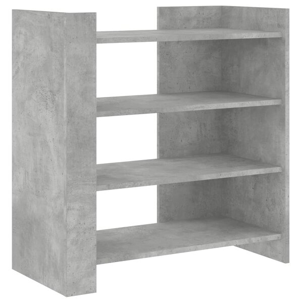 vidaXL Buffet gris béton 73 5x35x75 cm bois d'ingénierie