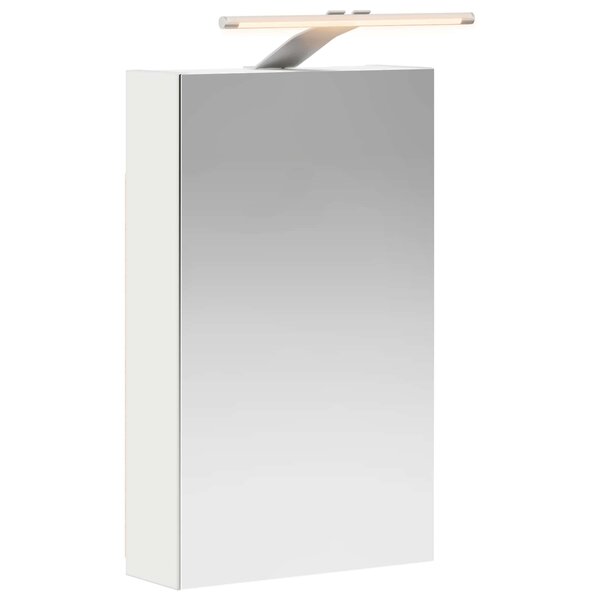 vidaXL Armoire Miroir de Salle de Bain Blanc 30 x 10 5 x 50 cm