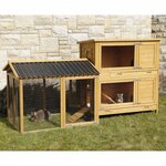 Kerbl enclos pour lapins pro 115x85x90 cm bois 81720