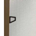 vidaXL Écran anti-insectes pour fenêtres Marron 110 x 130 cm