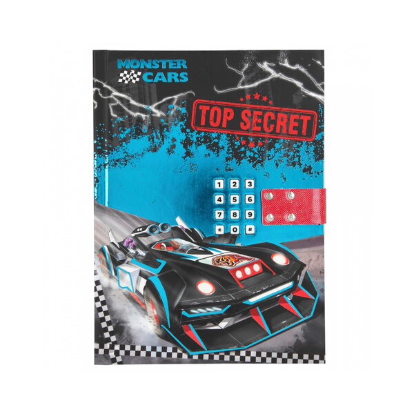 Journal Intime Musical Garçon - Code Secret - Monster Cars