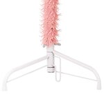 vidaXL Demi sapin de Noël artificiel mince avec support Rose 180 cm