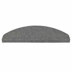 vidaXL Tapis d'escalier auto-adhésifs 20 Pièces gris 65x22 5x3 5 cm