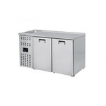 Refroidisseur de boissons - 2 portes & evier - combisteel - r290 - acier inoxydable21950 mmpleine/battante 1950x700x950mm