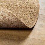 vidaXL Tapis ZIZUR Marron 170 x 120 cm Polypropylène