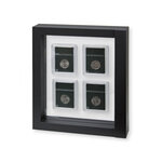 Cadre noir Nimbus 230 pour objets de collections.