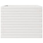 vidaXL Jardinière blanc 60x60x45 5 cm bois de pin massif