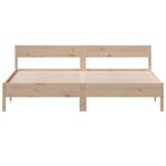 vidaXL Cadre de lit sans matelas 180x200 cm bois massif de pin