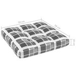 Vidaxl pouf palette de jardin bois de pin imprégné de marron miel
