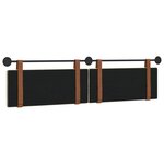 vidaXL Tête de lit suspendue Crème PU antique