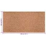 vidaXL Rouleau de liège 100x200 cm 2 mm