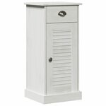 vidaXL Meuble de Salle de Bain avec porte VIGO Blanc 37 5 x 34 x 80 cm