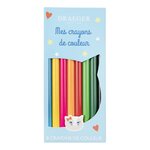 8 Crayons De Couleur Chat - Draeger paris
