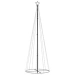 vidaXL Arbre de Noël cône 310 LED Blanc froid 100x300 cm