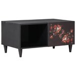 vidaXL Table basse Multicolore 80 x 50 x 40 cm Bois de mangue massif