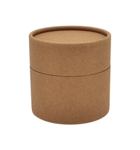 Lot de 50 boîtes cylindriques Kraft 7.2 x 6.2 cm