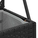 vidaXL Jardinière Noir 70 x 30 x 135 cm Métal