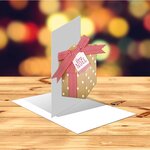 Carte de voeux boîte à cadeau - draeger paris